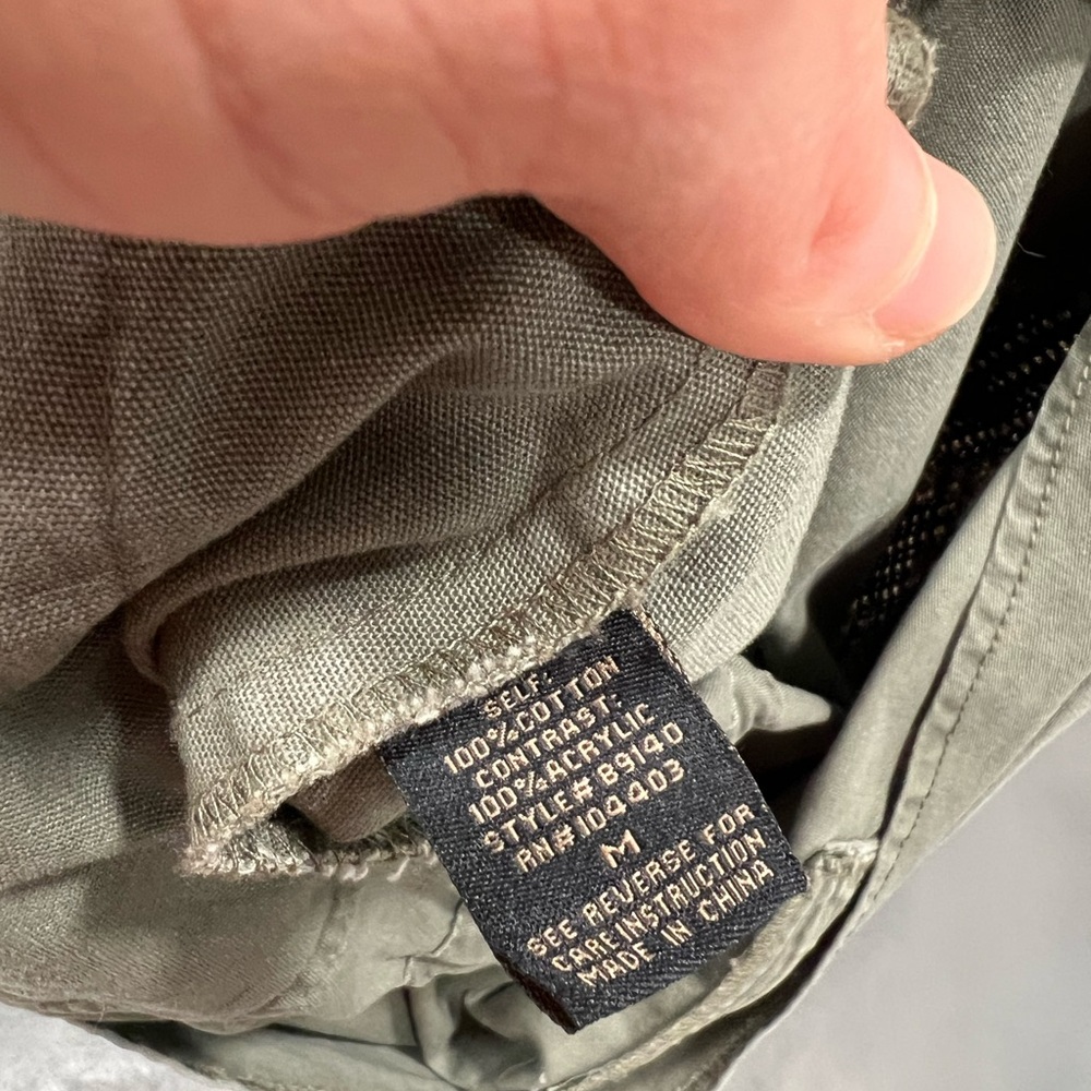 Blu Pepper Utility Jacket With Knit Pattern Sleev… - image 7